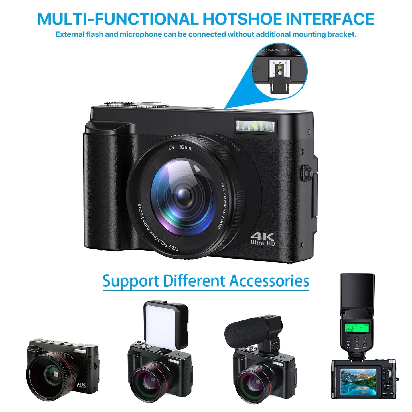4K DSLR DIGITAL CAMERA