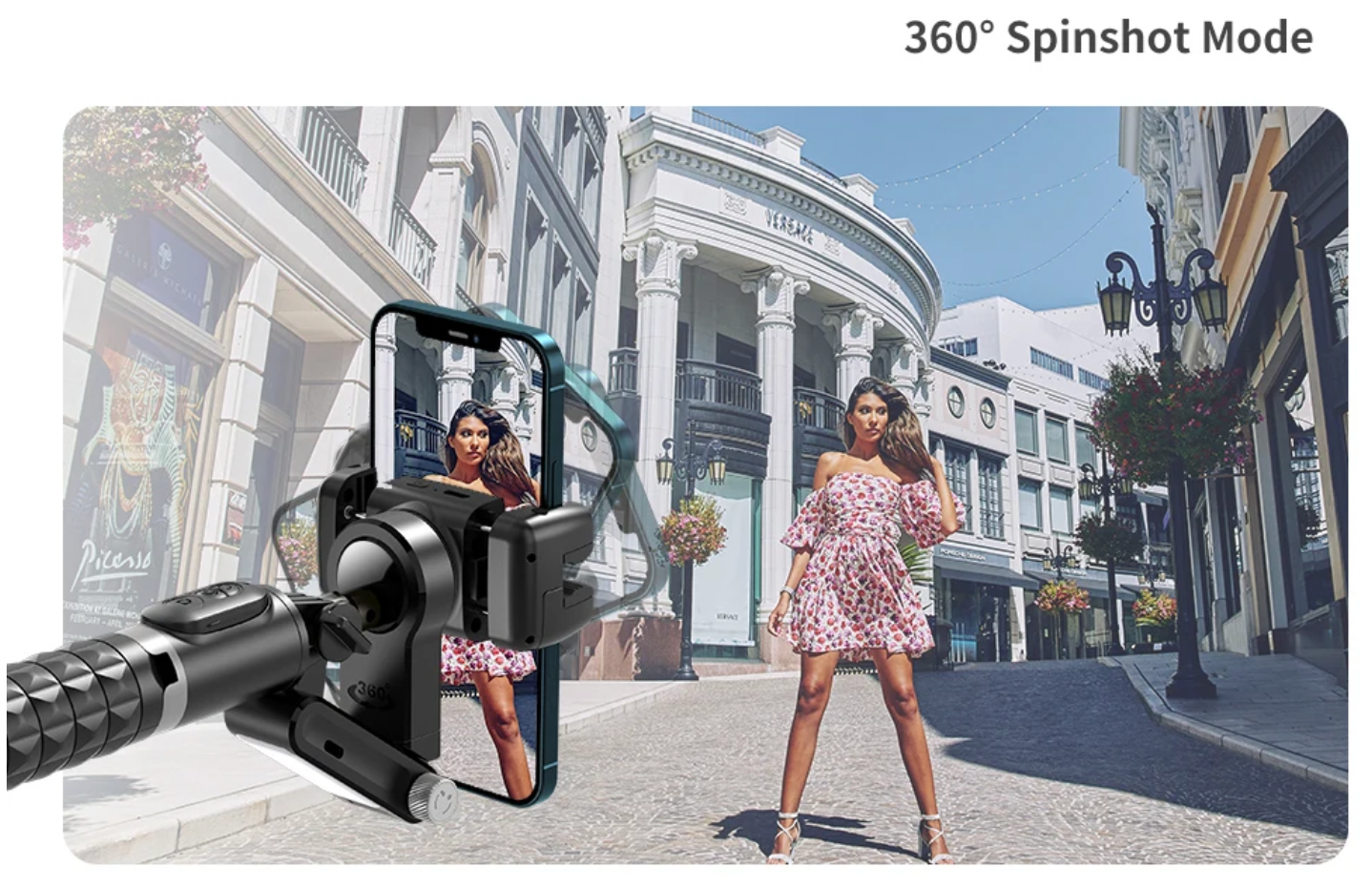 VIVIDPRO WIRELESS FOLDABLE VLOGGING STABILIZER