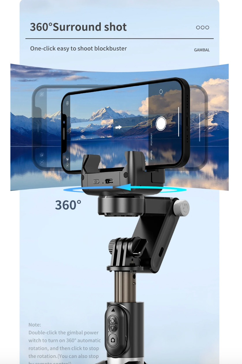 VIVIDPRO WIRELESS FOLDABLE VLOGGING STABILIZER
